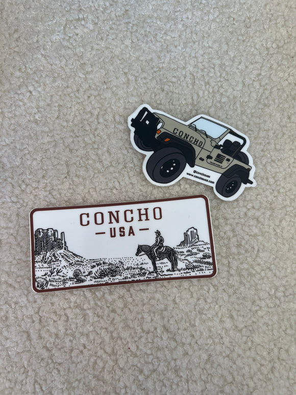Concho Truck Sticker