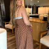 Latte Love Polka Dot Maxi Dress