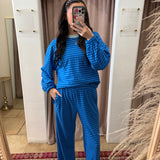 Primary Take Terry Pants - Electric Blue