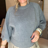 Your Favorite Little Sweater Top - Grey