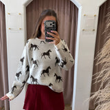 Autumn Chill Sweater Skirt - Red