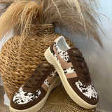 Gola Classics Women's Grandslam Savanna Sneakers - Dalmatian/Otter/Cameo