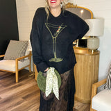 {Mumu} Settle In Sweater - Dirty Martini