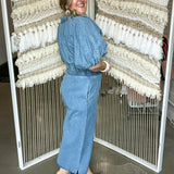 Denim Dan Wide Leg Pants