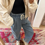 Button Me Up Denim Jogger Jeans