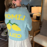 Lemon Limon Cardigan - Blue