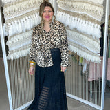 Ever After Lace Maxi Skirt - Black