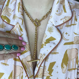 Small Horse Bit Chain Necklace