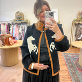 Bit By Bit Horse Cardigan