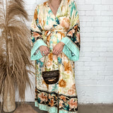 {Spell} Painter's Garden Gown - Seafoam