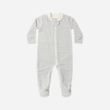 Zip Long Sleeve Sleeper Footie - Cloud Stripe