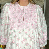 Darcie Embroidered Mini Dress