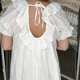{Mumu} Toulouse Dress - White Eyelet