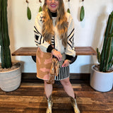 Lonely Hearts Mini Sweater Dress