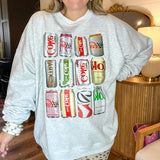 Diet Coke Sweatshirt - Ash Grey
