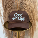 Good Ol Days Trucker Hat - Brown
