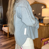 Lennox Light Wash Pearl Snap Shirt
