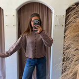 Piper Cardigan - Burgundy