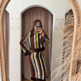 European Fringe Stripe Set