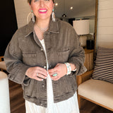 Chocolate Bar Denim Jacket