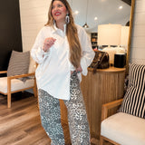 Heartbreaker Leopard Wide-Leg Pants