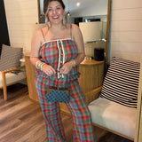 Confetti Plaid Tank Top