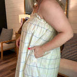 Sunday Stroll Plaid Mini Dress
