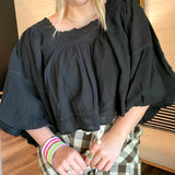 Stockyards Square Neck Blouse