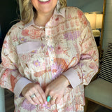 Secret Garden Button Up Top