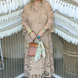 The Daylight Eyelet Dress - Beige