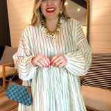 Hamptons Striped Mini Dress