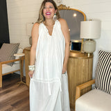 Blanche Belle White Maxi Dress