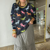 Vibrant Playhouse Horse Sweater