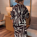 City View Maxi Dress - Zebra