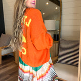 Lemon Limon Cardigan - Orange