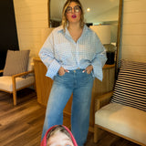 Lotta Ankle Denim Jeans - Glisten