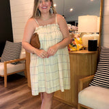 Sunday Stroll Plaid Mini Dress