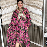 Jungle Leopard Button Up Kimono Dress