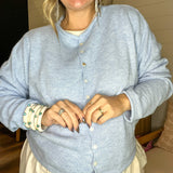 The Piper Cardigan - Sky Blue