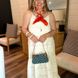 Aspen Linen Maxi Skirt - White
