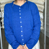 The Piper Cardigan - Royal Blue