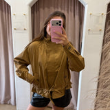 Butterscotch Mock Neck Jacket