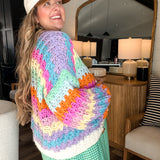 Candy Crush Rainbow Cardigan