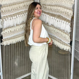 Chic Babe Trousers - Taupe