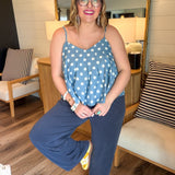 Denim Daze Polka Dot Tank