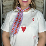 Lucky Ace Of Hearts Boxy Graphic Tee