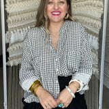 Blackberry Fields Gingham Top