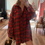 Buffalo Check Oversized Plaid Top