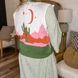 Wild West Threads Sweater Cardigan - Beige