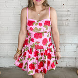 {Mumu} Tiffany Skort Dress Heart Throb Floral